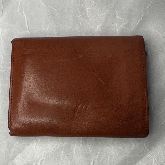 Coach Leather Wallet Tri-Fold Brown - Picture 6 of 9